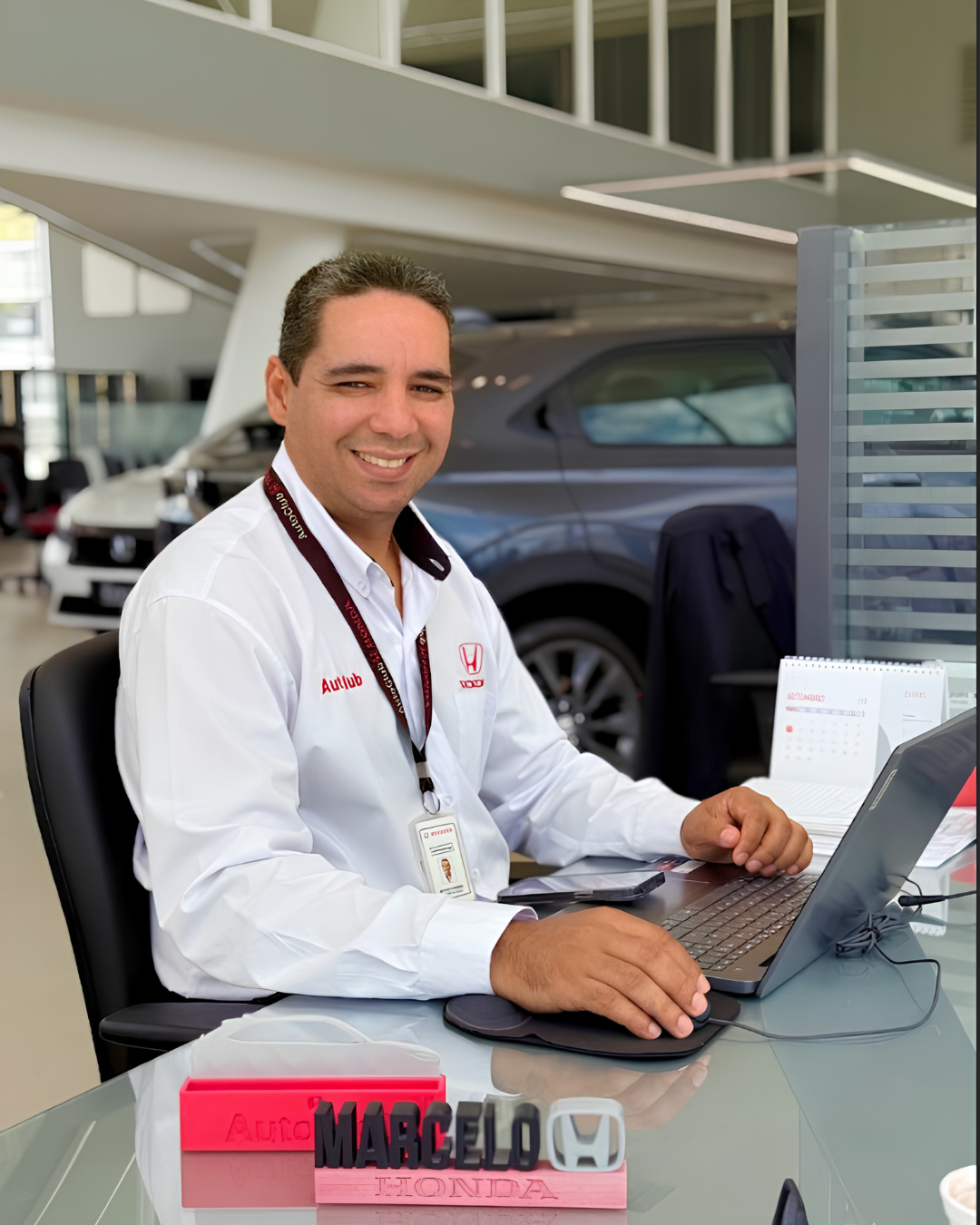 Marcelo Pereira, consultor AutoClub Honda em João Pessoa